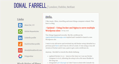 Desktop Screenshot of donalfarrell.com